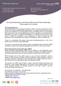 Art Psychotherapy - Central and North West London NHS
