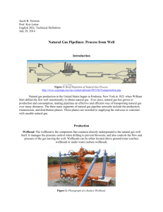 Natural Gas Pipelines: Process from Well