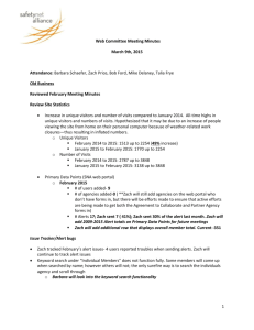 Web Committee Meeting Minutes March 9th, 2015 Attendance