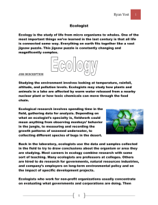 Ecologist - Frostbitelegend