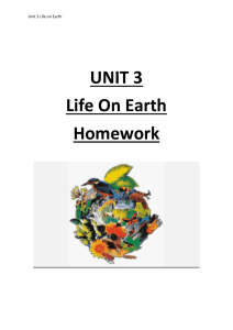 Homework 2 Biotic factors and Biodiversity