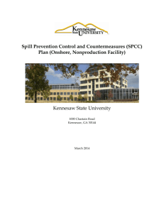 (SPCC) Plan - Kennesaw State University