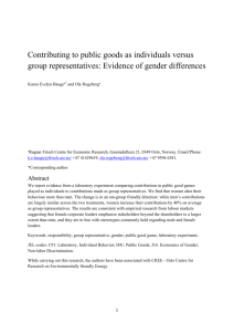 Contributions to public goods increase when individual contributions