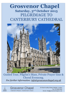 Poster Canterbury Cathedral