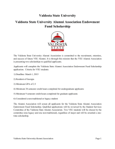 HERE - Valdosta State University Alumni & Friends
