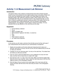 Activity 1.3.4 Measurement Lab Skimmer Introduction