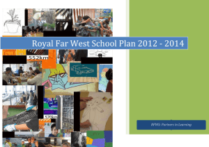 School Plan (draft) - Royal Far West School