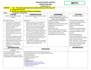 Math SOL 2.6 - Augusta County Public Schools
