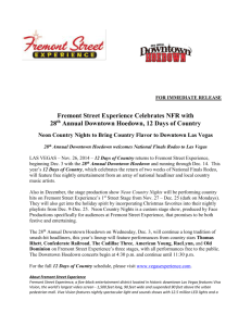 Fremont Street Experience Celebrates NFR with 28th Annual