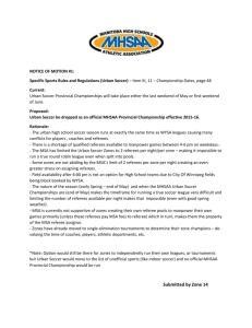 2015 Notices of Motion - Manitoba High Schools Athletic Association