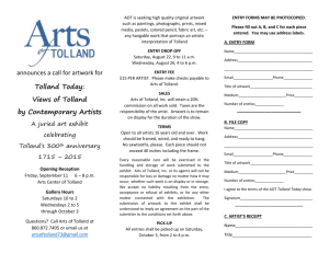 Tolland Today - Arts of Tolland