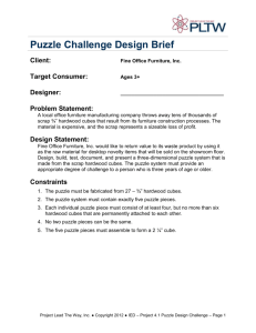 Project 4.1 Puzzle Design Challenge