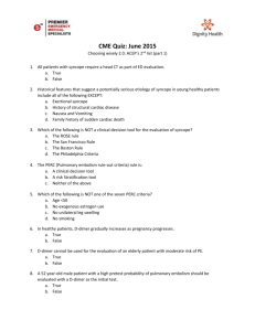 CME Quiz June 2015 questions