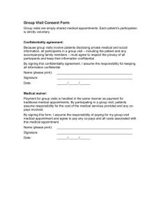 Group Visit Consent Form