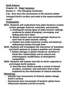 Plate Tectonics Paper Notes