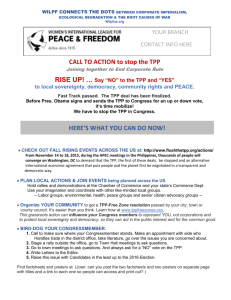 handout - Women`s International League for Peace and Freedom