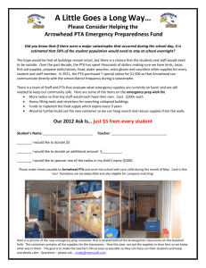 Emergency Prep Flyer - Arrowhead Elementary PTA