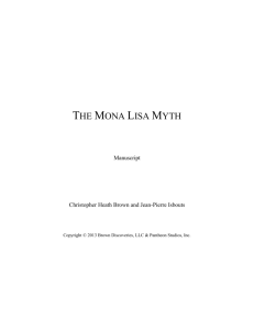 Introduction - The Mona Lisa Myth