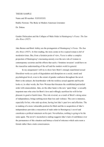 Sample Thesis, Outline and Bibliography