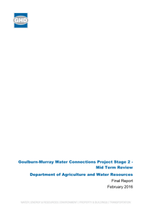 Goulburn-Murray Water Connections Project Stage 2