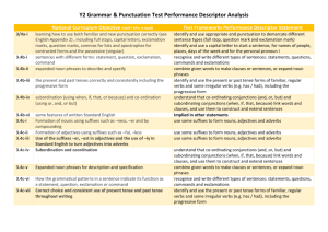 Compare Y1-2 GPS objectives to framework