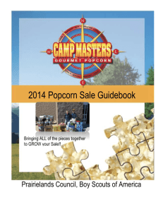 2014 Popcorn Sale Guidebook