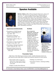 Barbara Altman Available For Speaking