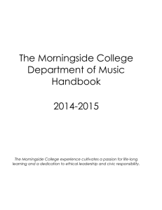 Music Dept Handbook - MySide