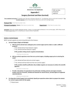 Appendix C: Survival and/or Non