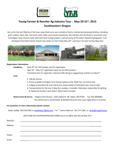 Young Farmer & Rancher Ag industry Tour - May 29