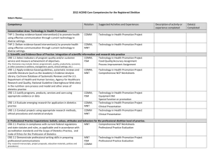 2012 ACEND Competencies (doc)