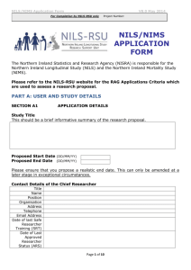 NILS NIMS Application Form