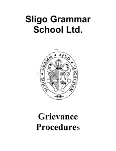 Grievance Procedures Private Employees