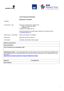 AXA nomination form