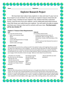 Explorer Research Project