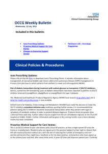 OCCG Weekly Bulletin - Oxfordshire Clinical Commissioning Group