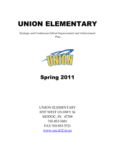 2011 istep+ summary - Union School Corporation