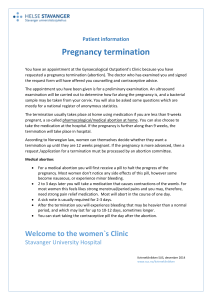 Pregnancy termination
