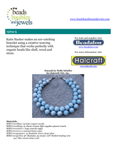 1504-5 - Beads Baubles & Jewels