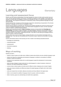 DOCX, 25 kB - Queensland Curriculum and Assessment Authority