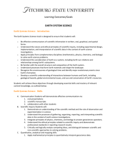 Earth Systems Science: Introduction
