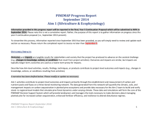 Aim 1 Progress Report_September 2014