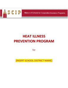 Heat Illness Prevention Written Program TEMPLATE