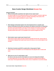 Bone Crusher Design Worksheet Answer Key
