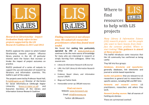 The LIS Research Website