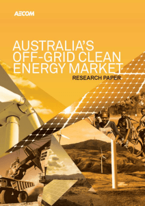 Australia`s Off-Grid Clean Energy Market Research Paper