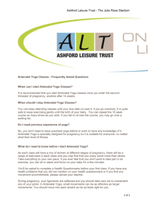 Ashford Leisure Trust - The Julie Rose Stadium Antenatal Yoga