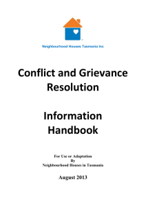 5 Methods of Conflict and Grievance Resolution