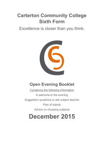 Open Evening Booklet Dec 2015