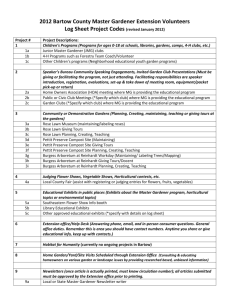 Log Sheet Project Descriptions